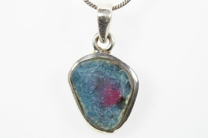 Ruby in Kyanite Pendant (Necklace) - Sterling Silver #302835